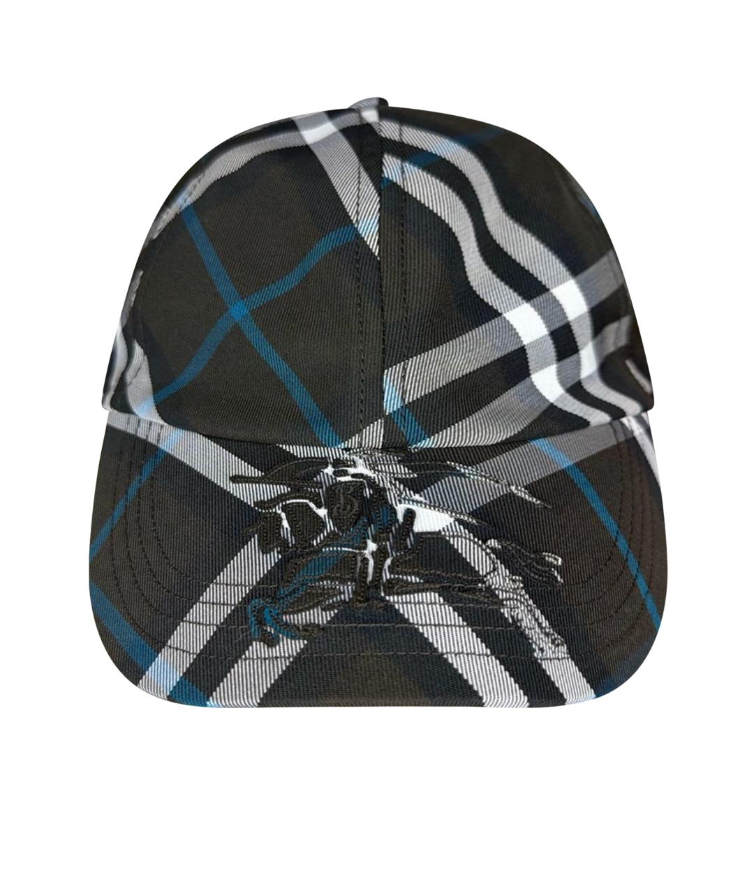 BURBERRY Коричневая хлопковая кепка/бейсболка, фото 1