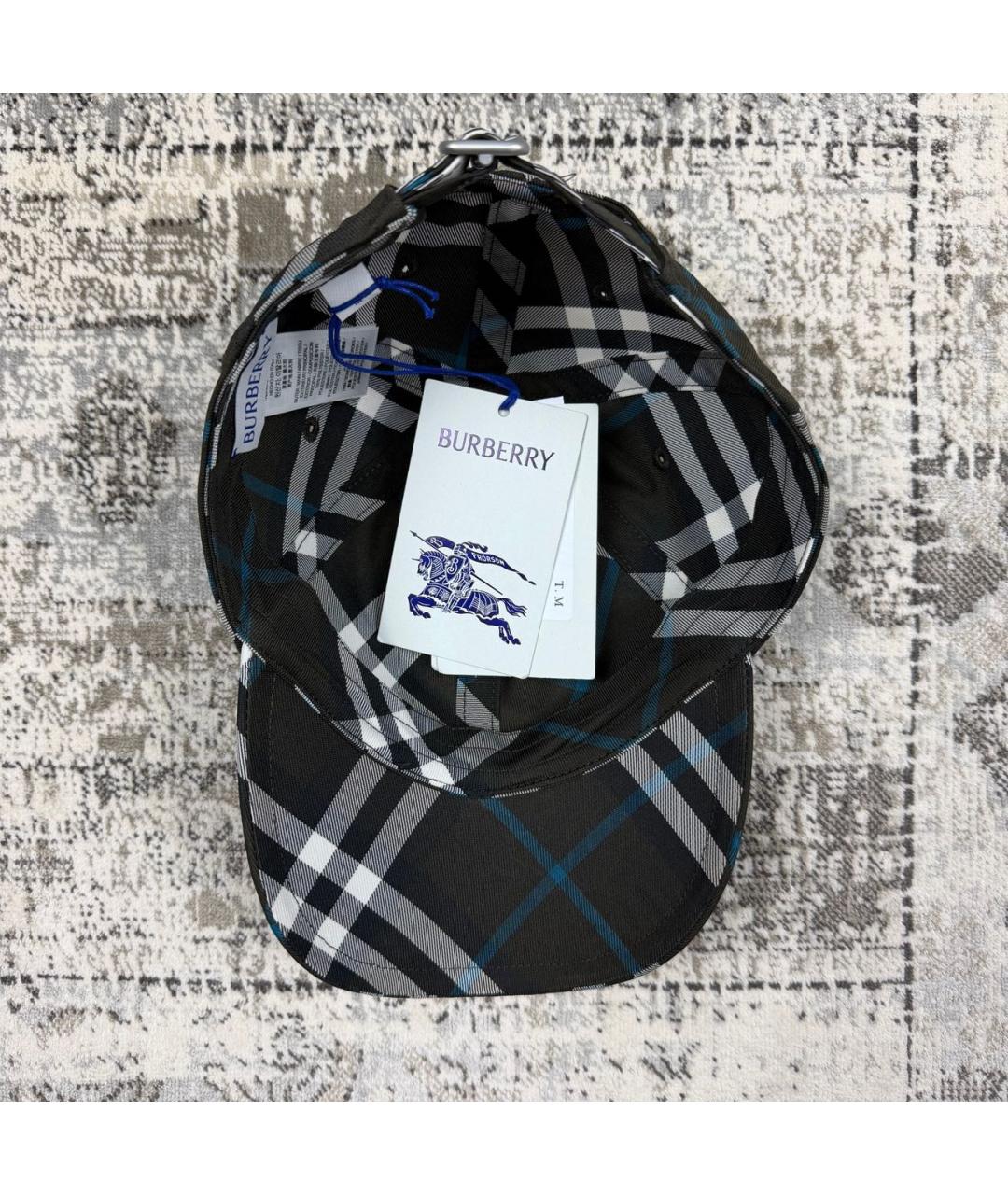 BURBERRY Коричневая хлопковая кепка/бейсболка, фото 4