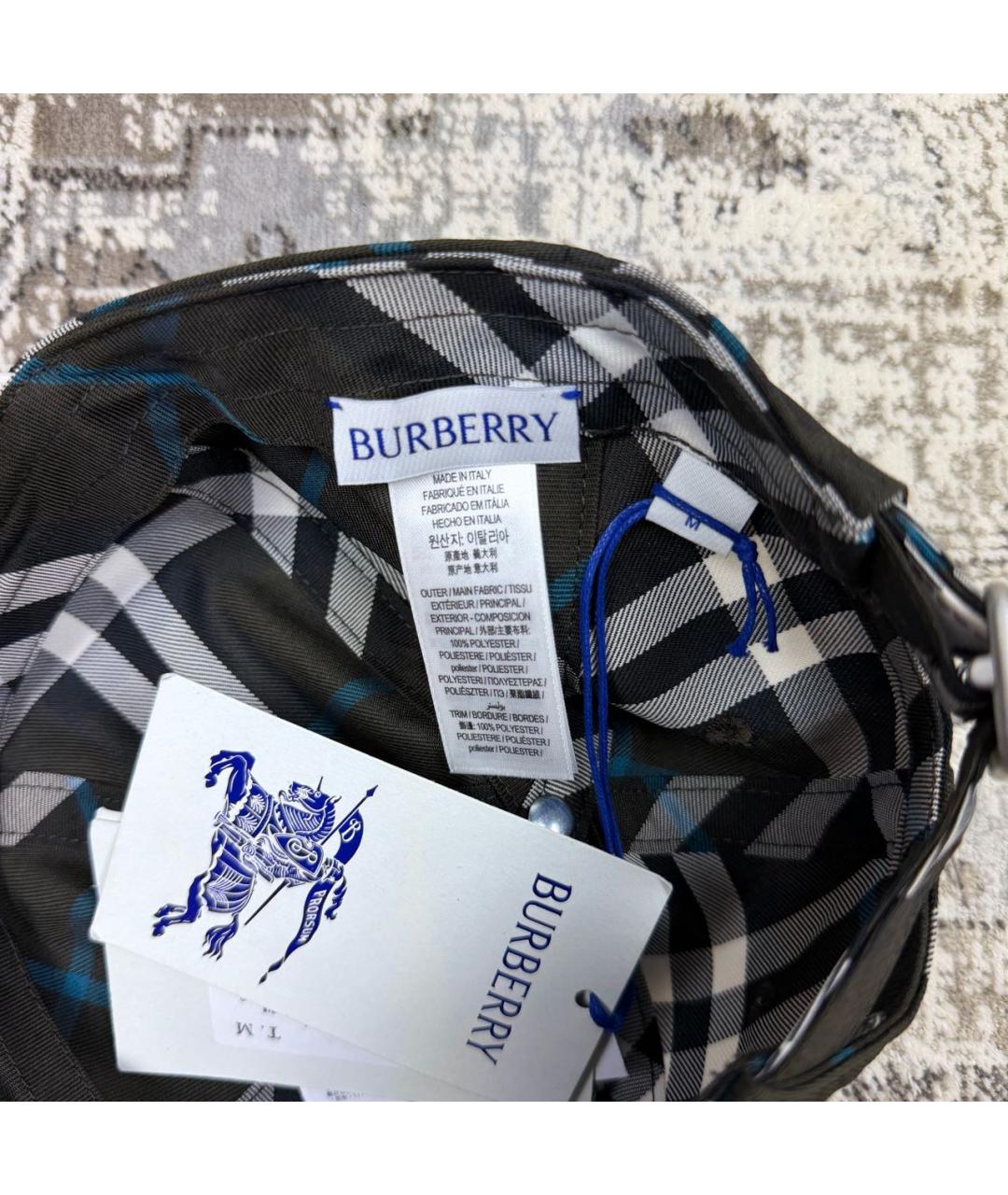 BURBERRY Коричневая хлопковая кепка/бейсболка, фото 5