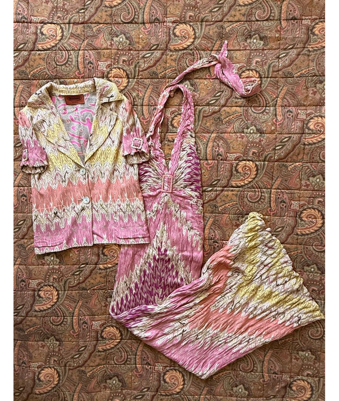MISSONI Мульти вискозный костюм с юбками, фото 5