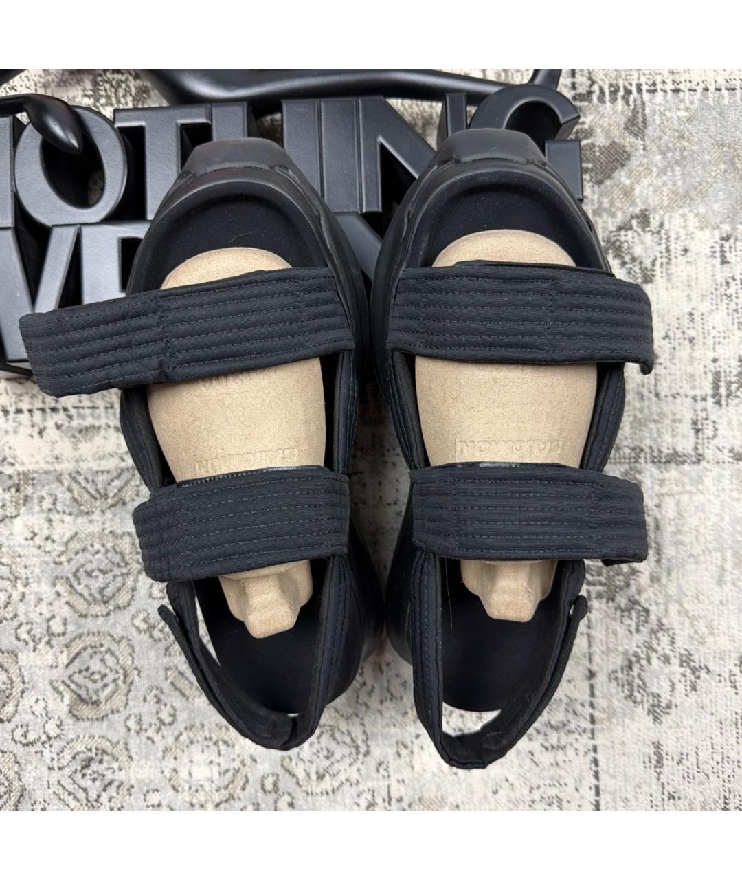 RICK OWENS DRKSHDW Черные текстильные сандалии, фото 7