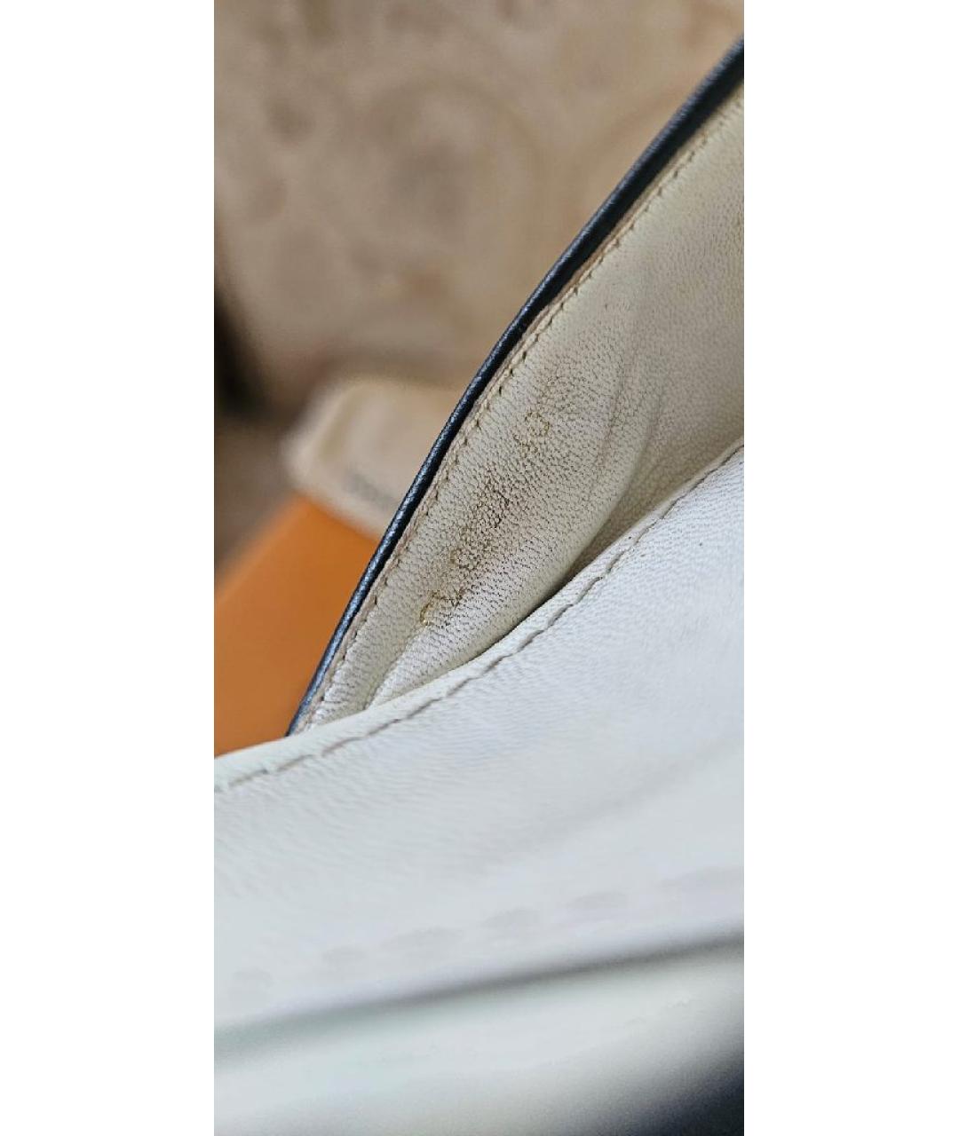 LOUIS VUITTON Белые текстильные мюли, фото 5