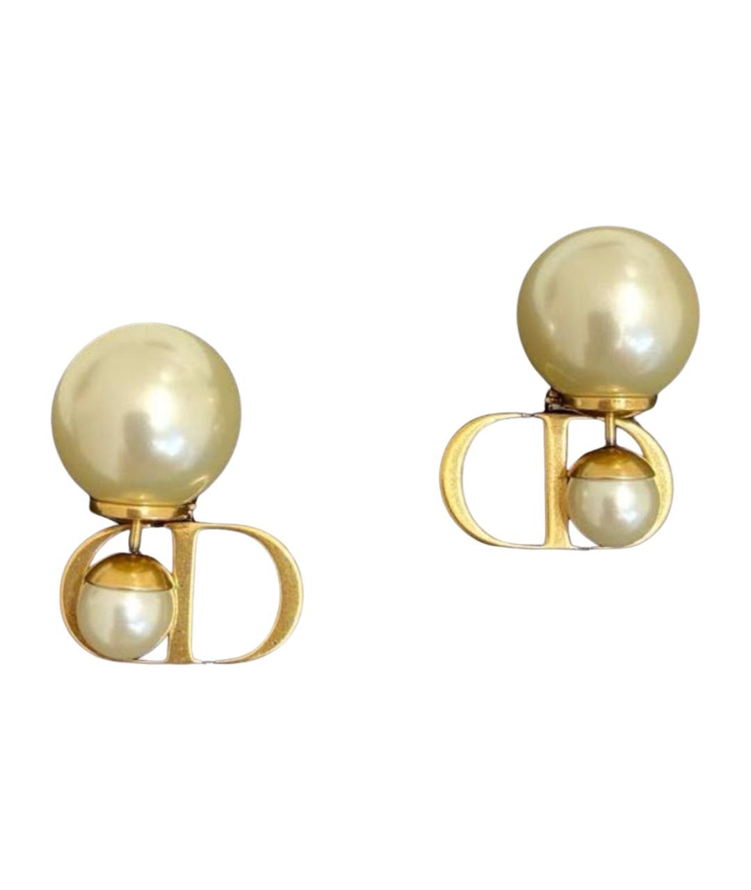 CHRISTIAN DIOR Золотые серьги, фото 1
