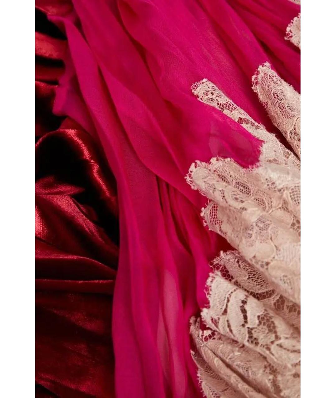 VALENTINO Мульти вискозное вечернее платье, фото 4