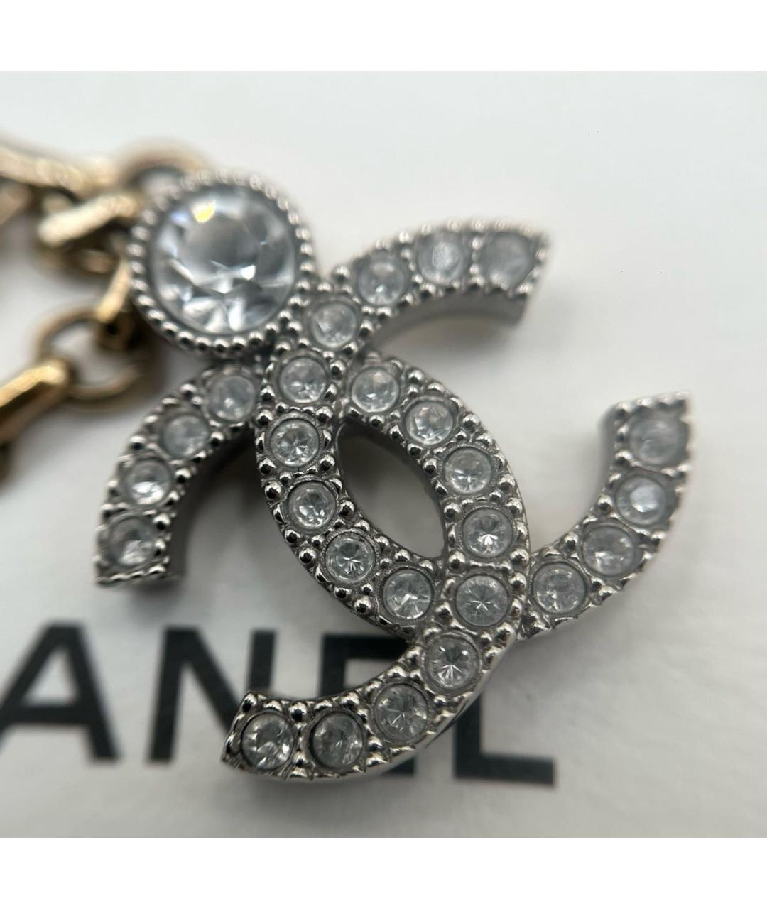 CHANEL Золотая металлическая подвеска, фото 6