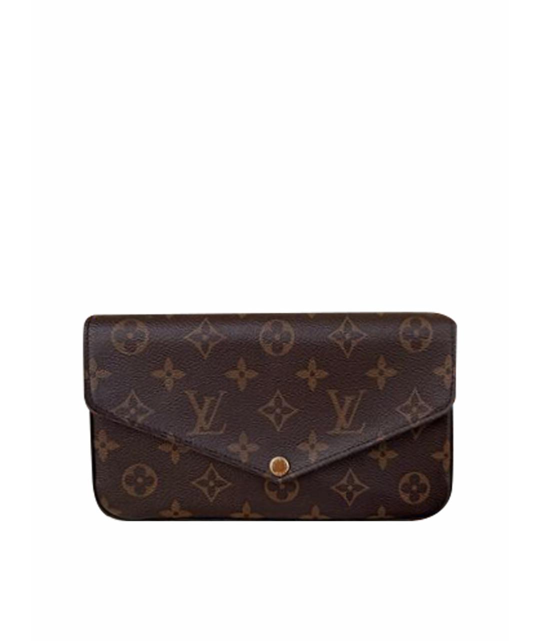 LOUIS VUITTON Коричневая сумка через плечо, фото 1