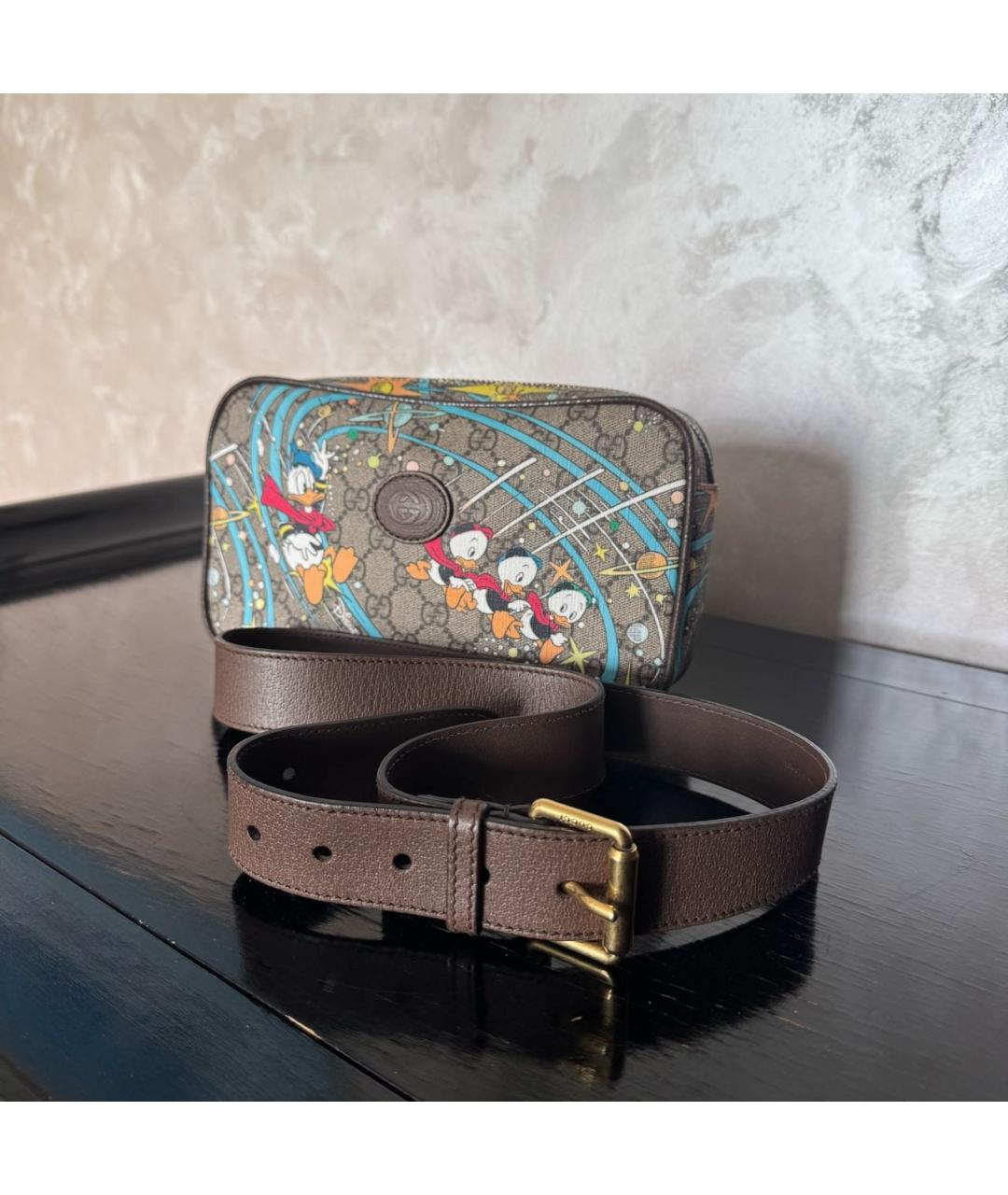 GUCCI Мульти поясная сумка из искусственной кожи, фото 3