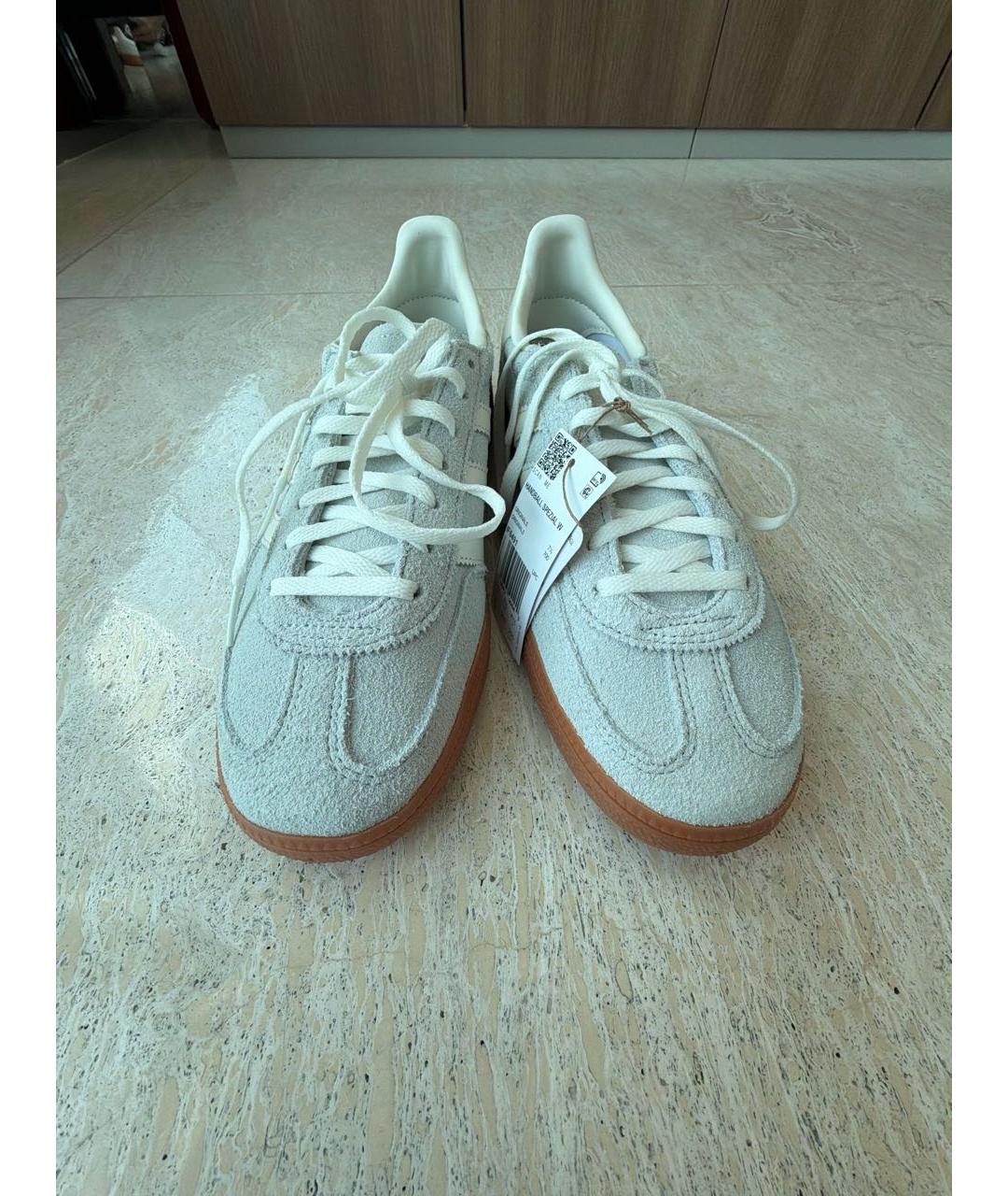 ADIDAS Голубые замшевые кеды, фото 2