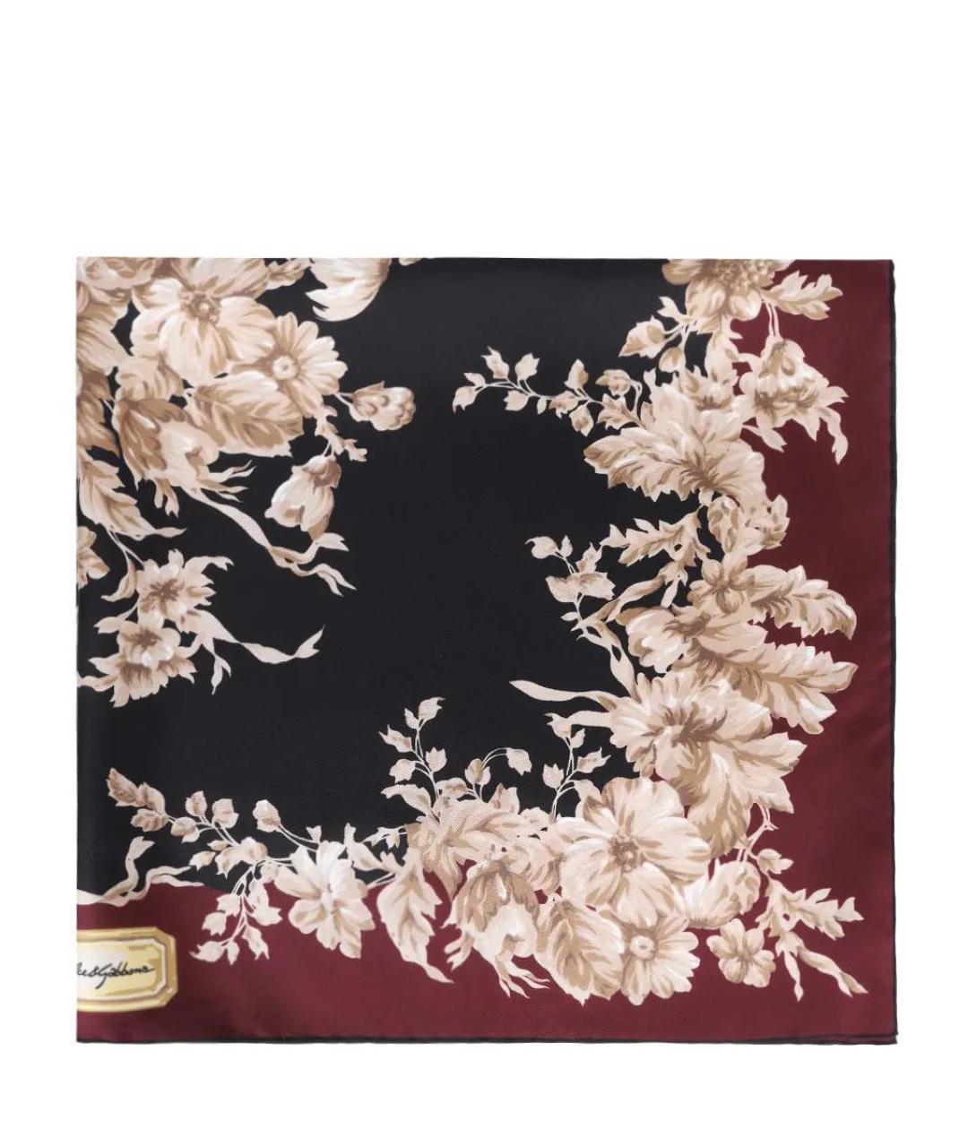 DOLCE&GABBANA Мульти шелковый платок, фото 2