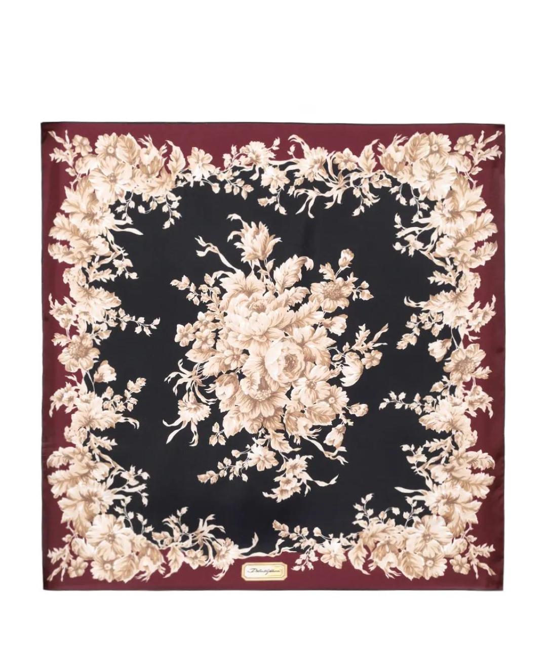 DOLCE&GABBANA Мульти шелковый платок, фото 1