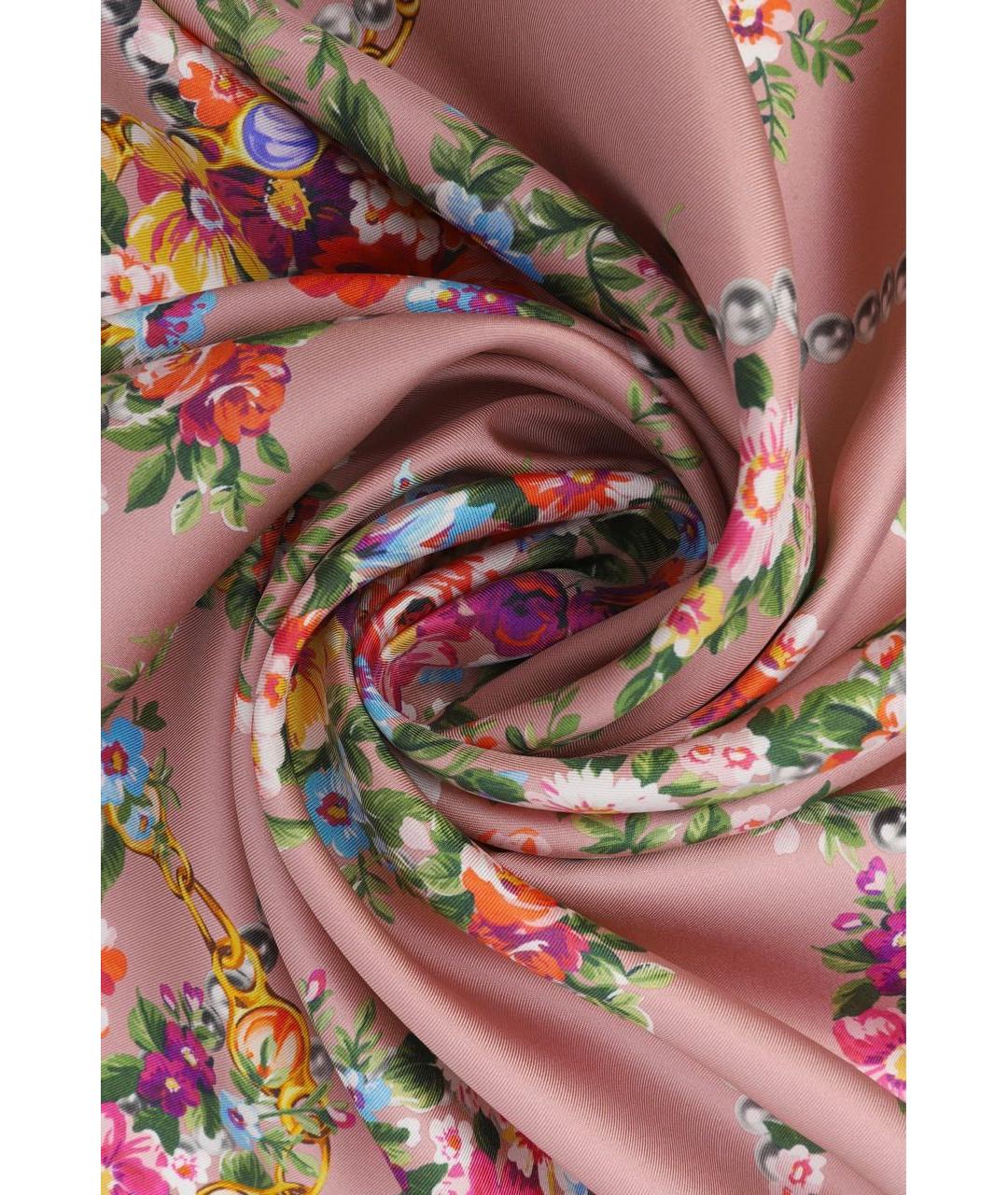 DOLCE&GABBANA Мульти шелковый платок, фото 3