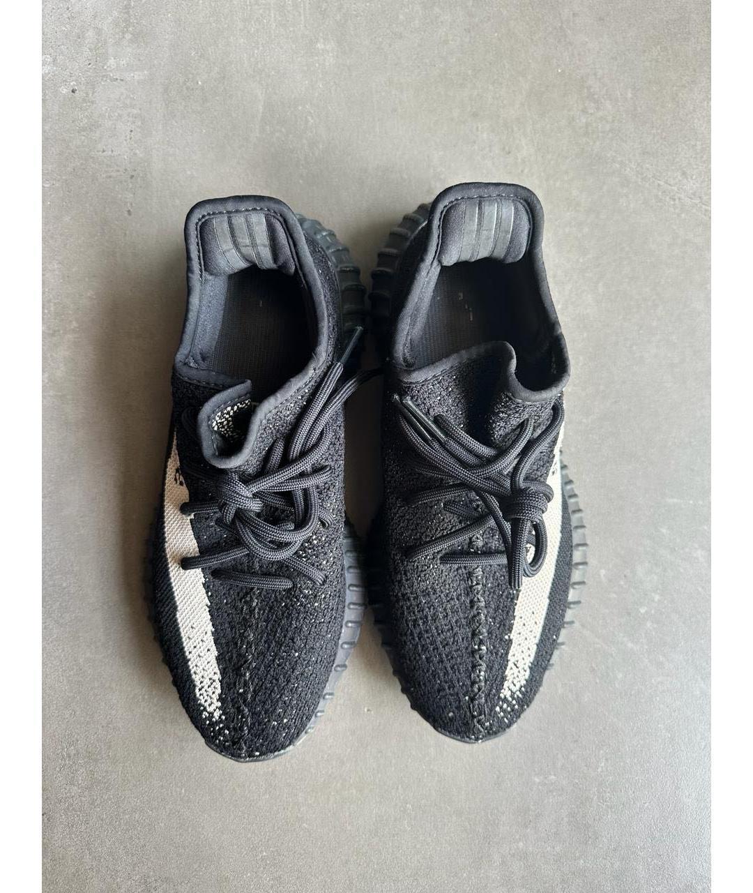 ADIDAS YEEZY Черные низкие кроссовки / кеды, фото 2