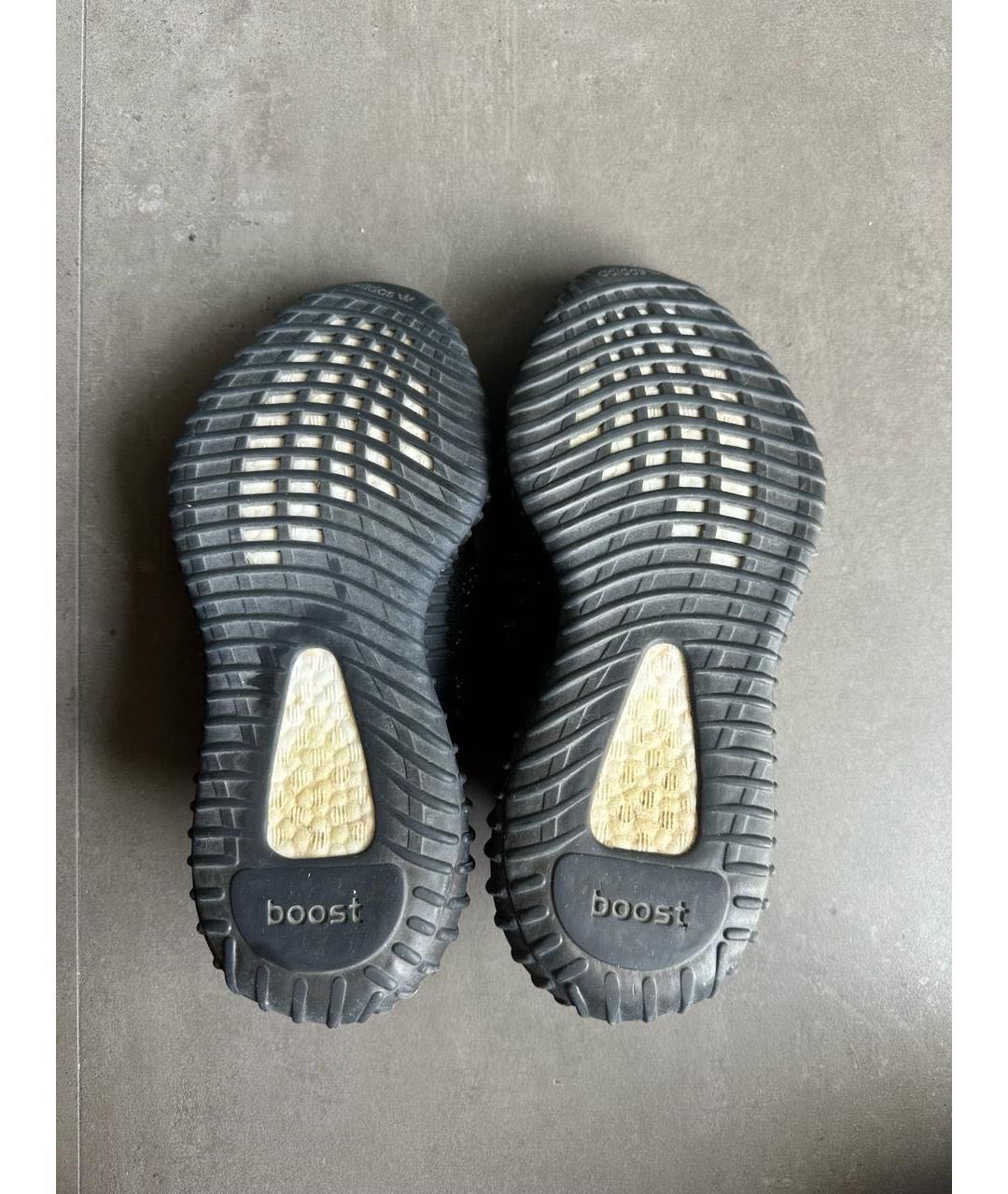 ADIDAS YEEZY Черные низкие кроссовки / кеды, фото 5