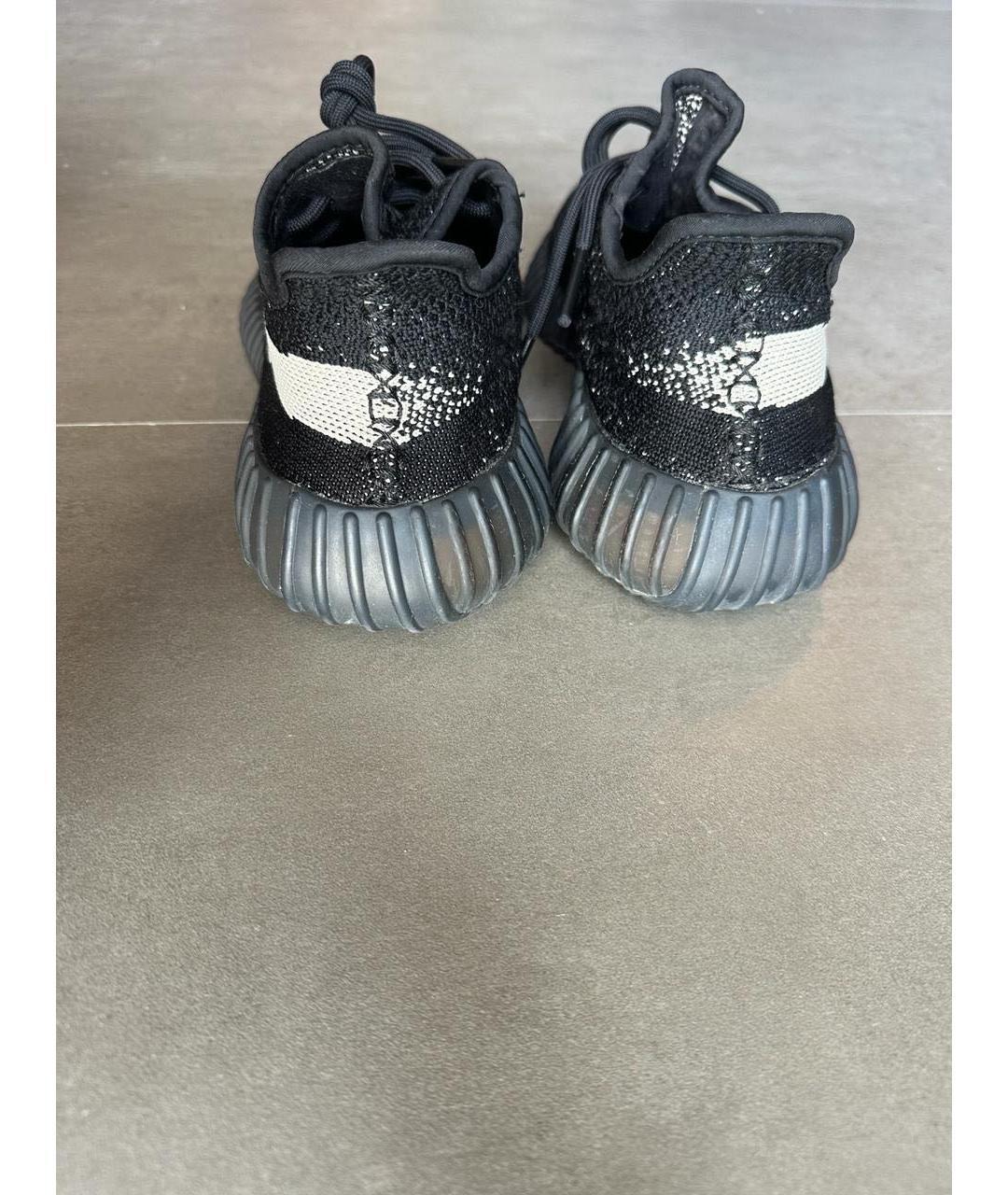 ADIDAS YEEZY Черные низкие кроссовки / кеды, фото 4