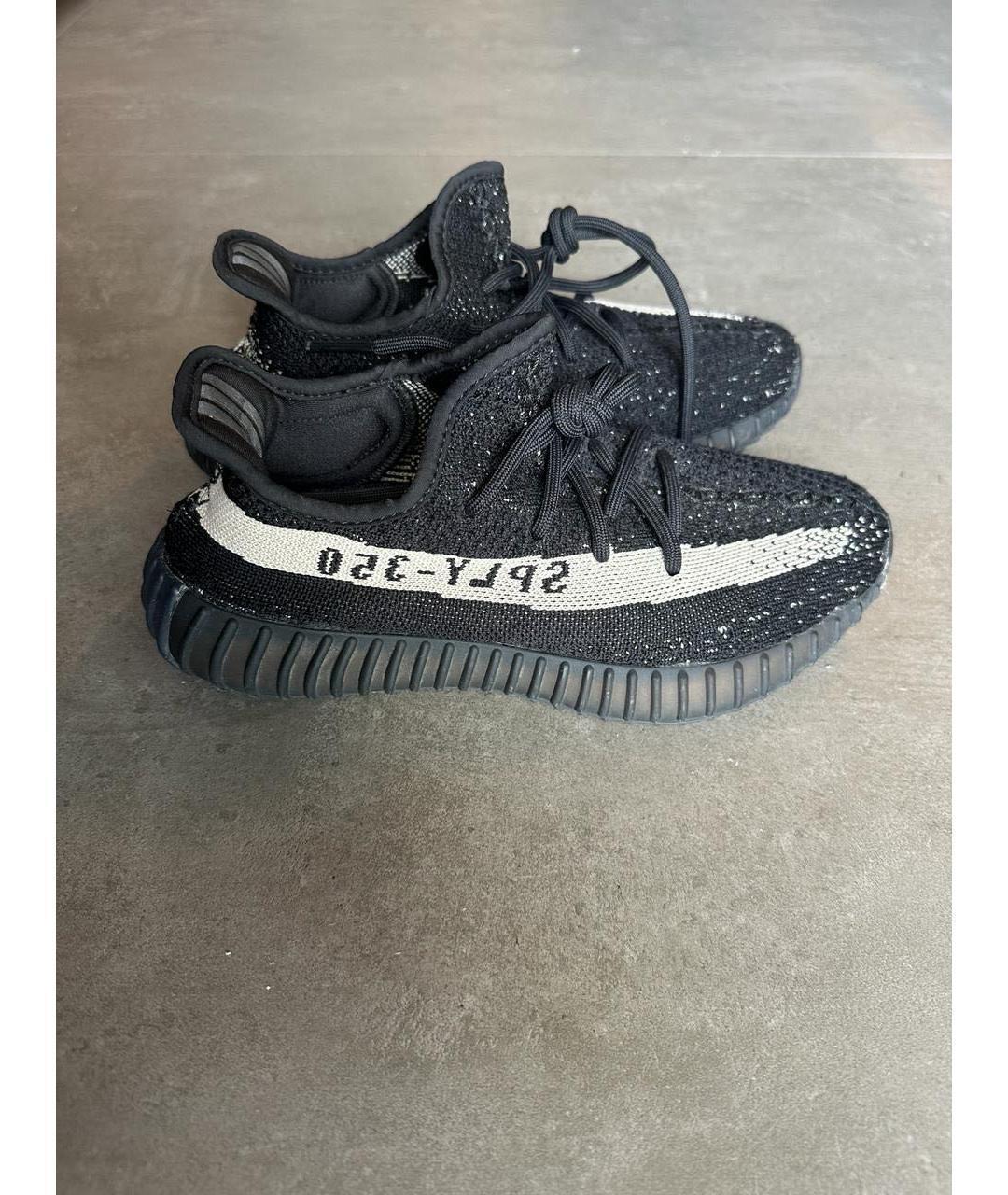 ADIDAS YEEZY Черные низкие кроссовки / кеды, фото 6