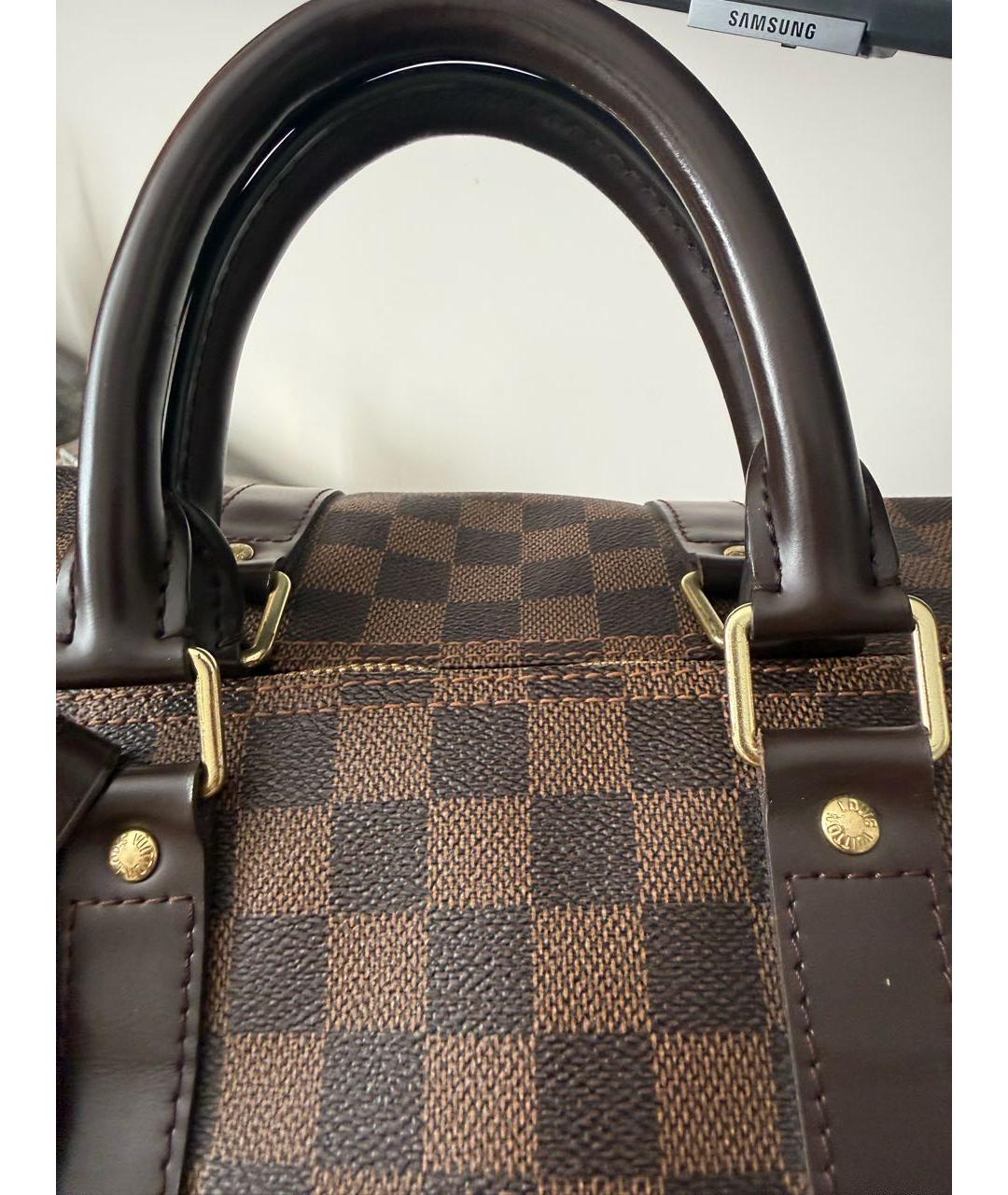 LOUIS VUITTON Коричневая дорожная/спортивная сумка, фото 4