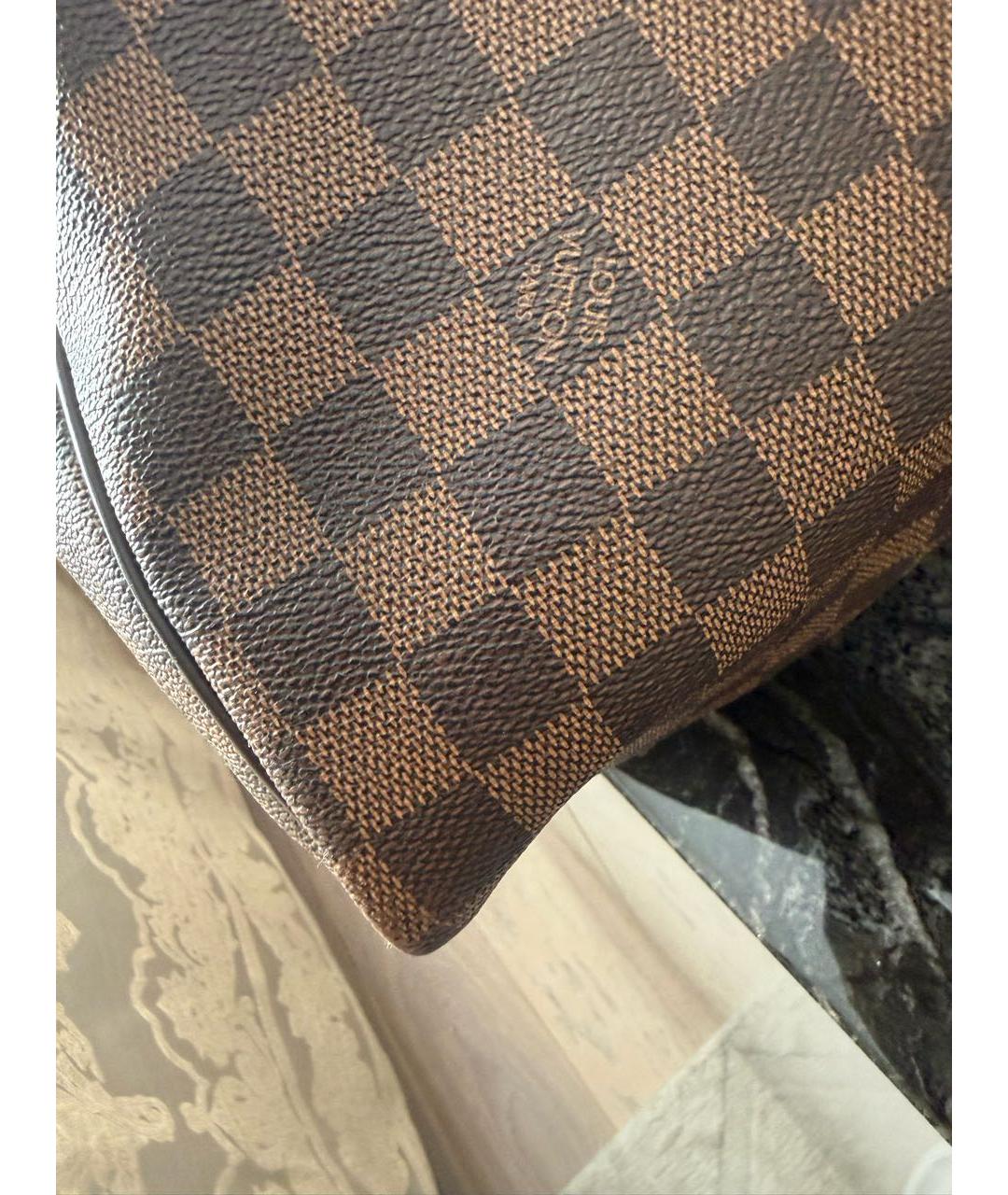 LOUIS VUITTON Коричневая дорожная/спортивная сумка, фото 5