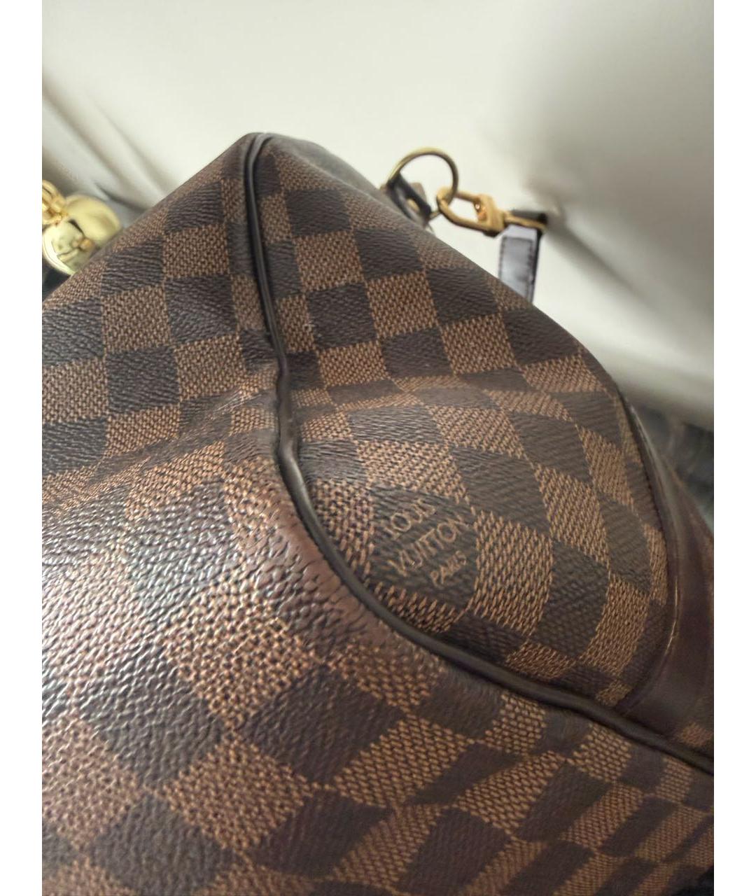 LOUIS VUITTON Коричневая дорожная/спортивная сумка, фото 8