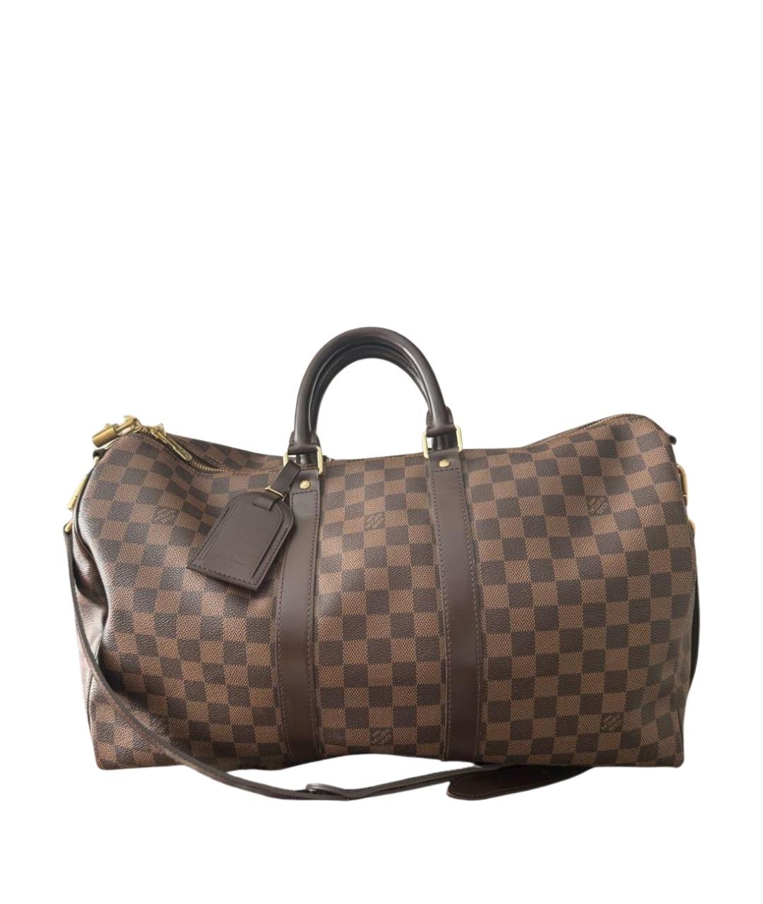 LOUIS VUITTON Коричневая дорожная/спортивная сумка, фото 1