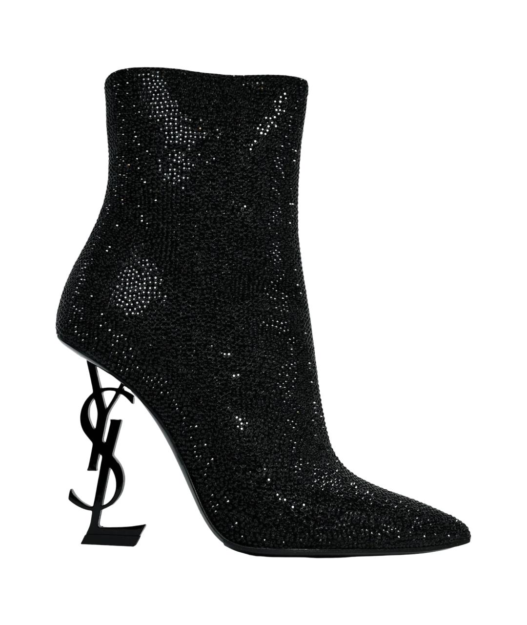 SAINT LAURENT Черные ботильоны, фото 7