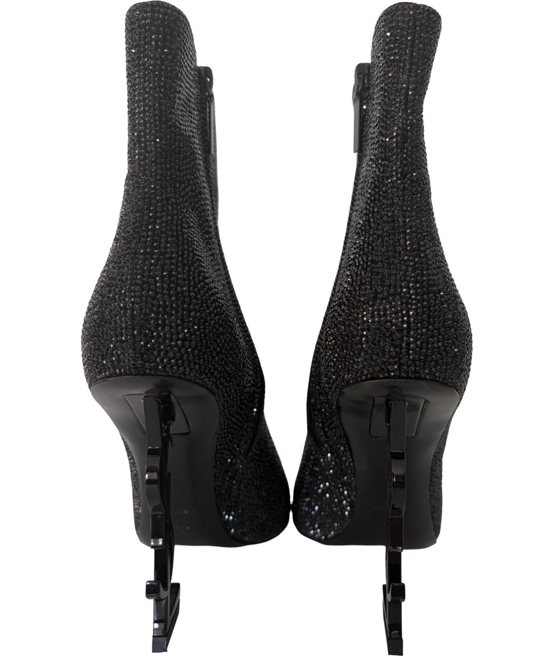 SAINT LAURENT Черные ботильоны, фото 4