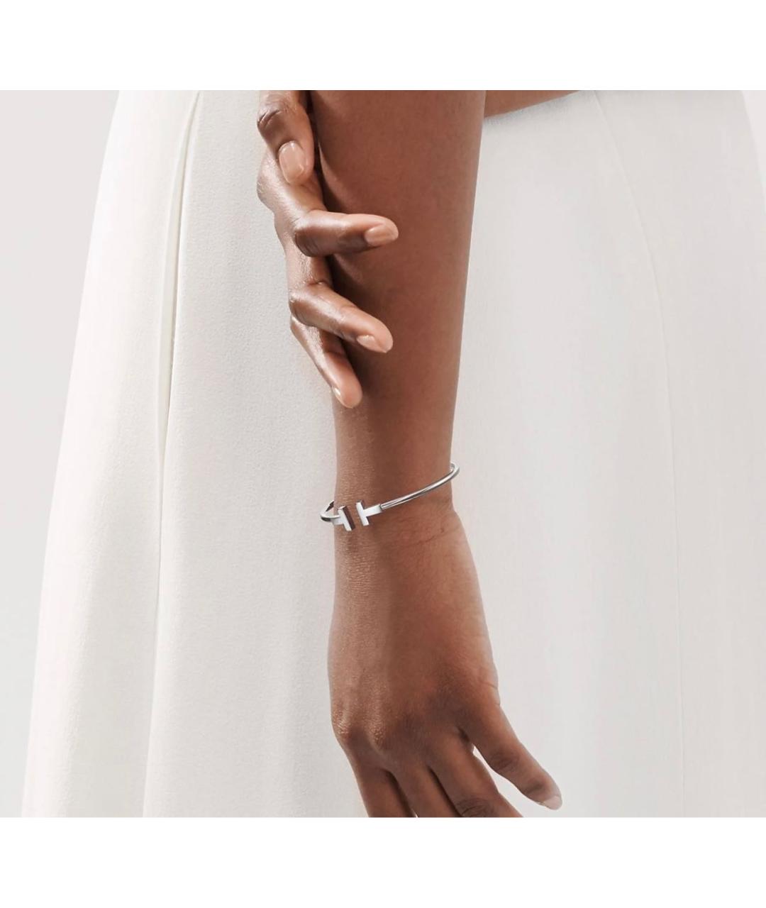 TIFFANY&CO Серебряный браслет из белого золота, фото 4