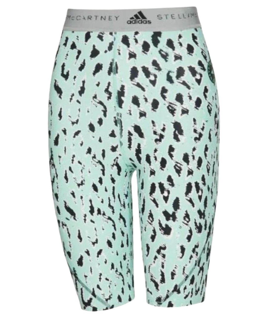 ADIDAS BY STELLA MCCARTNEY Бирюзовые полиэстеровые шорты, фото 1