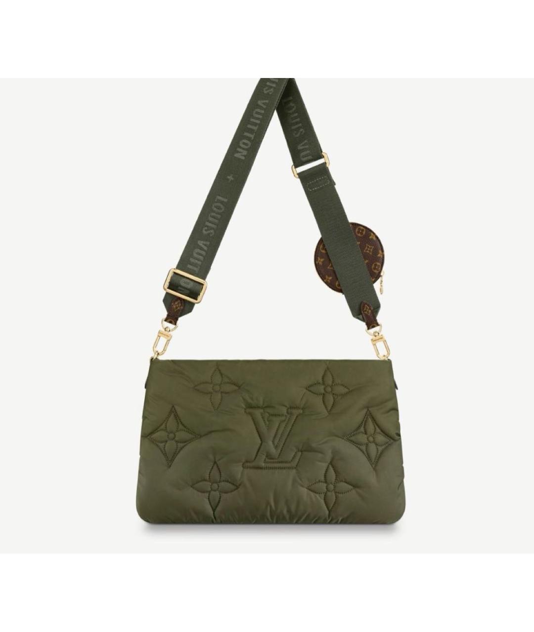 LOUIS VUITTON Хаки сумка через плечо, фото 3