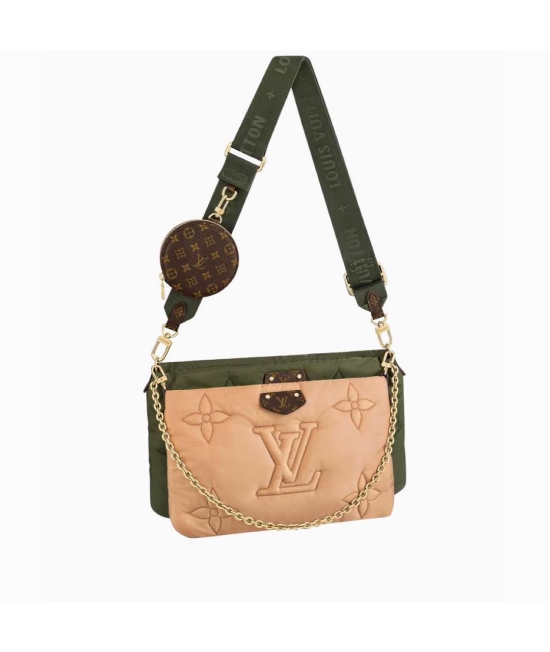 LOUIS VUITTON Хаки сумка через плечо, фото 2