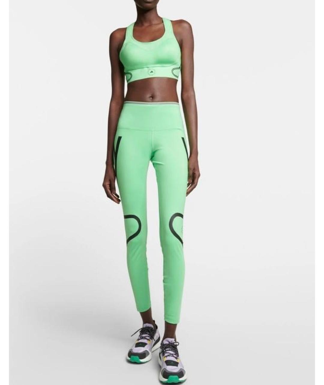 ADIDAS BY STELLA MCCARTNEY Зеленая полиэстеровая майка, фото 8