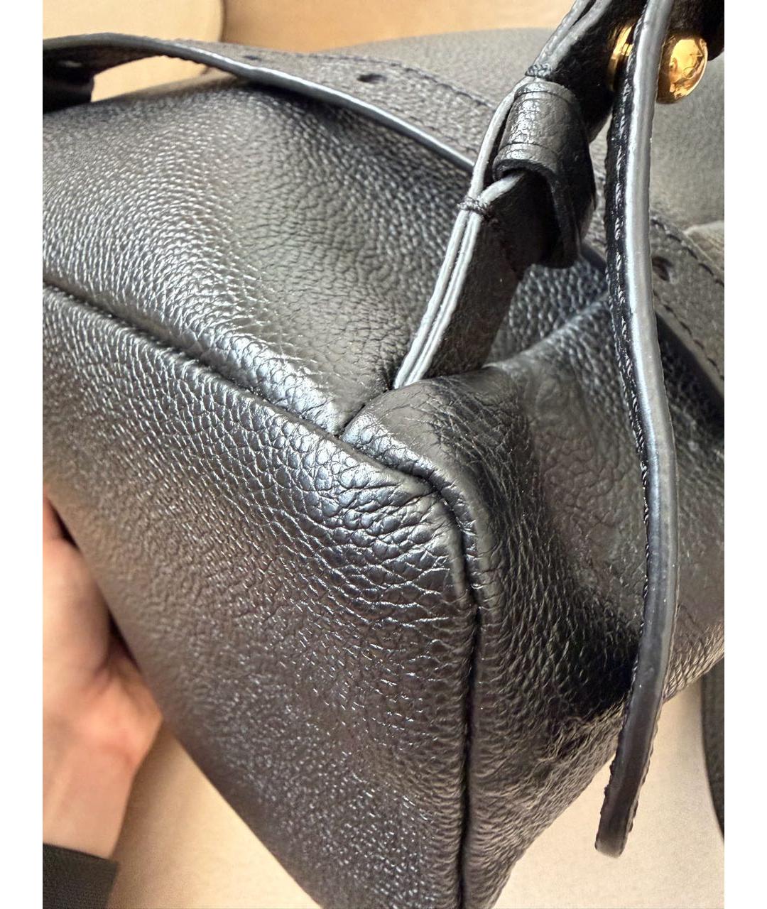 LOUIS VUITTON Черный кожаный рюкзак, фото 7