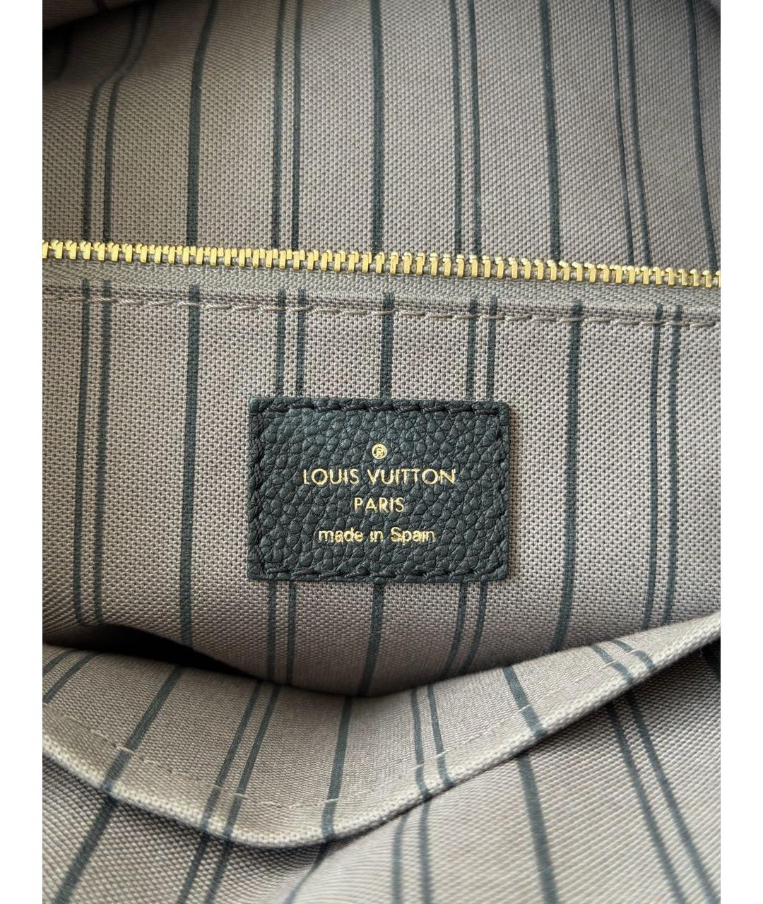 LOUIS VUITTON Черный кожаный рюкзак, фото 8