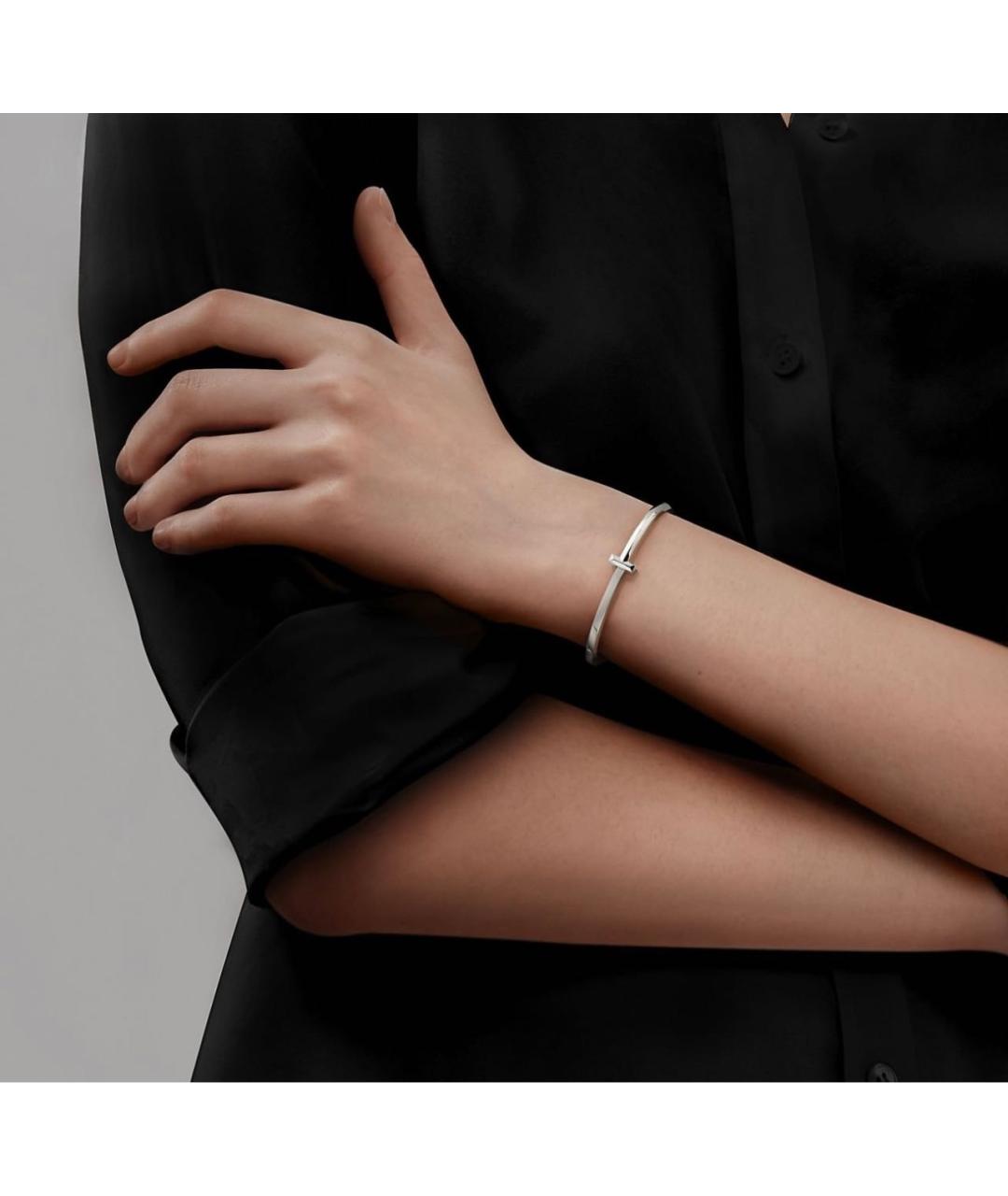 TIFFANY&CO Серебряный браслет из белого золота, фото 4