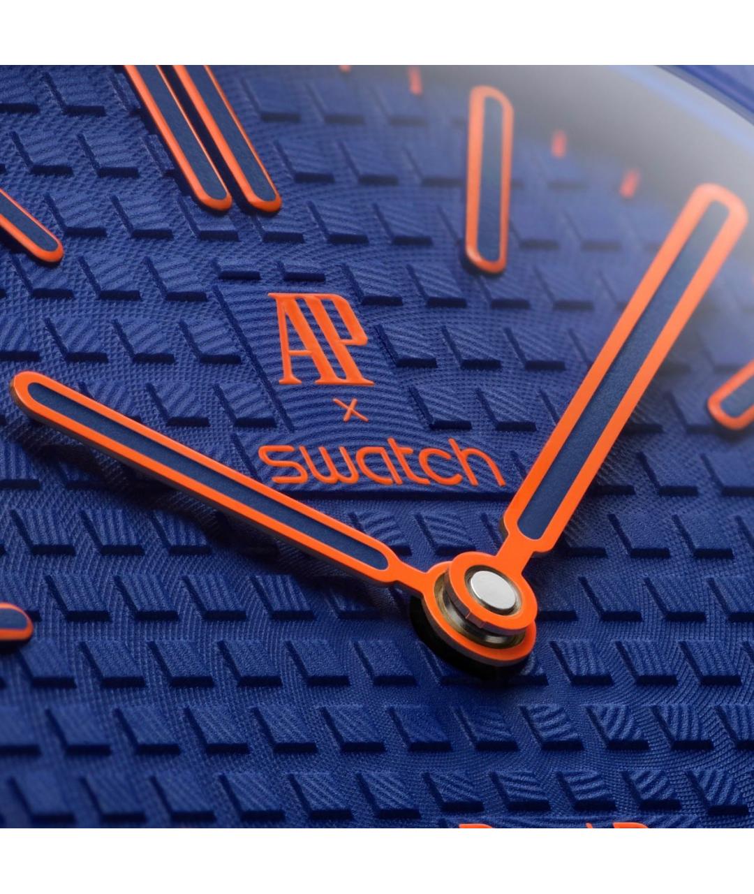 Swatch Темно-синие часы, фото 3