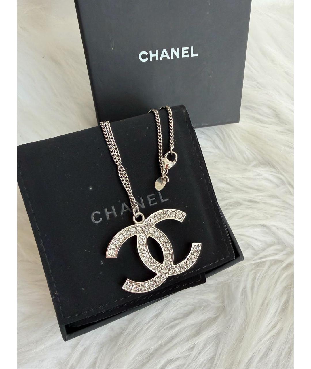 CHANEL Серебряная металлическая подвеска, фото 5