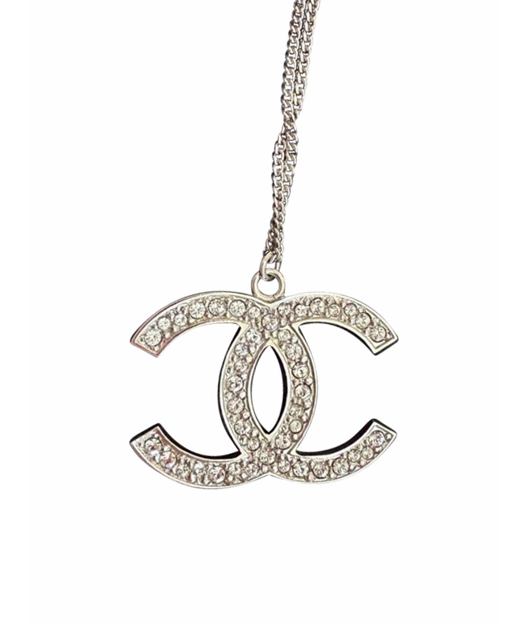 CHANEL Серебряная металлическая подвеска, фото 1
