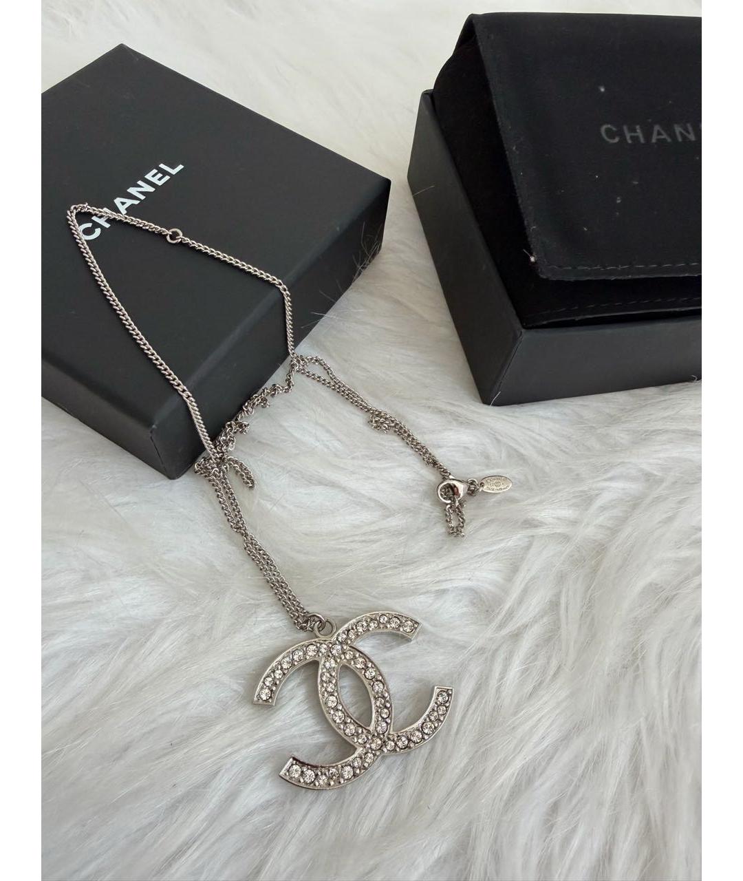 CHANEL Серебряная металлическая подвеска, фото 2