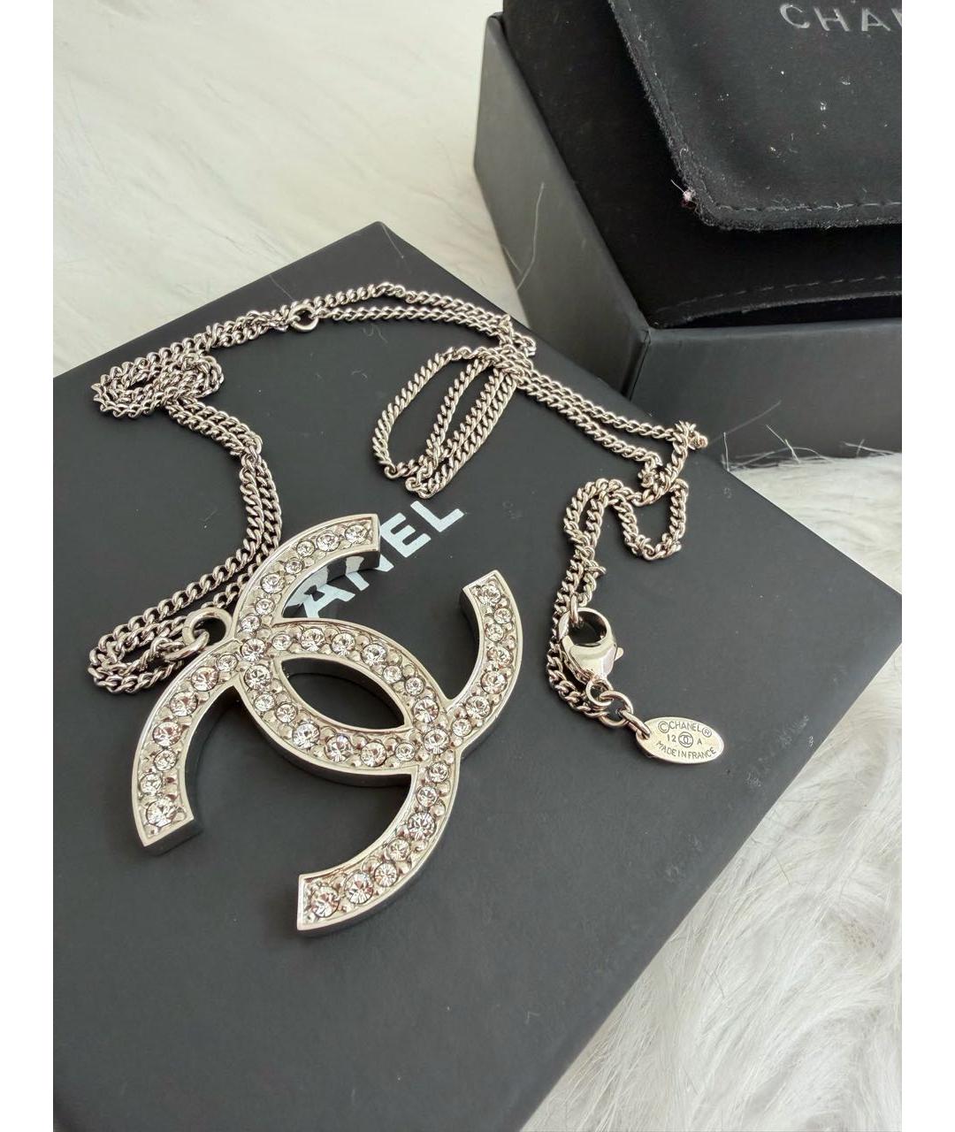 CHANEL Серебряная металлическая подвеска, фото 3