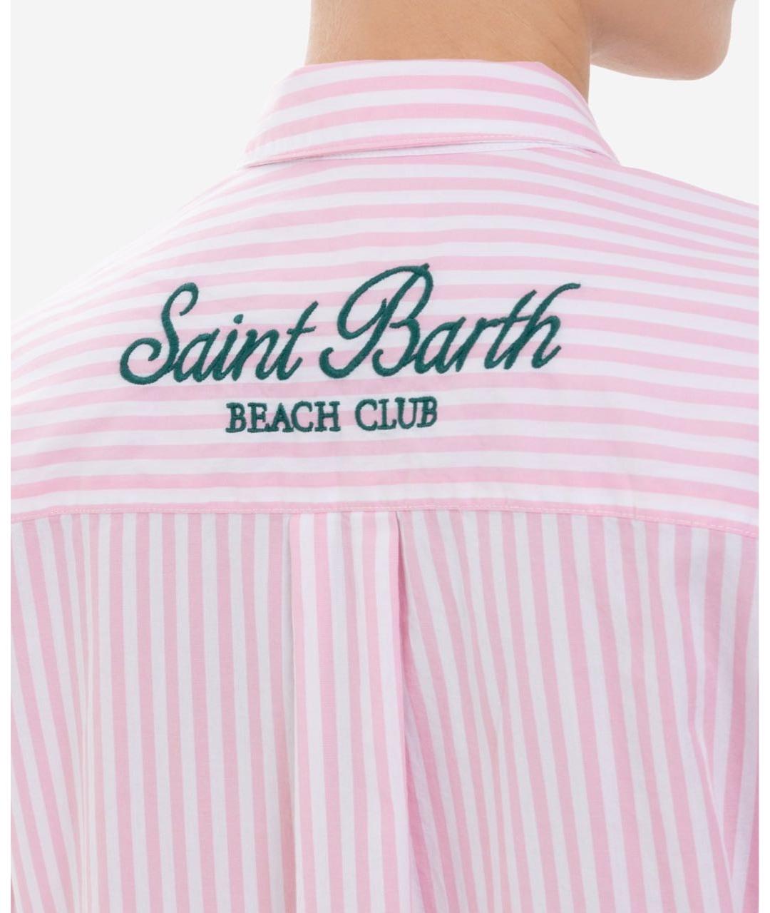 MC2 SAINT BARTH Розовый хлопковый костюм с брюками, фото 4
