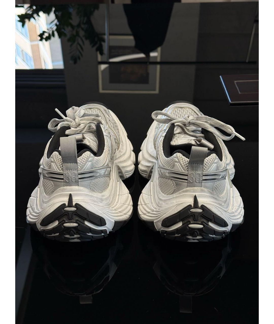 BALENCIAGA Белые текстильные кроссовки, фото 4
