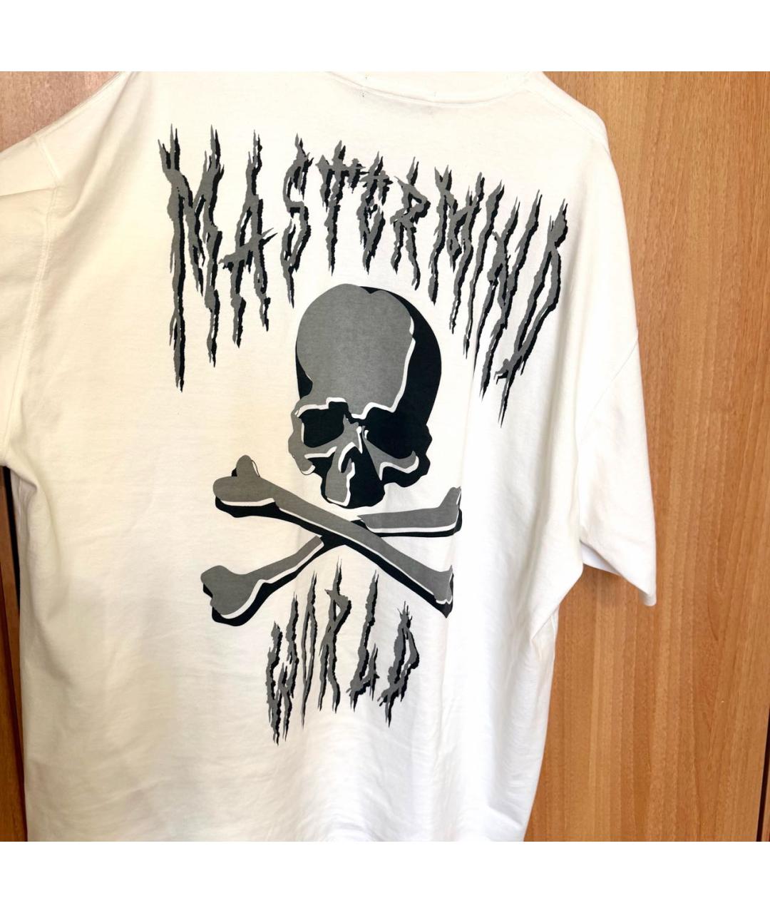 MASTERMIND JAPAN Белая хлопковая футболка, фото 2
