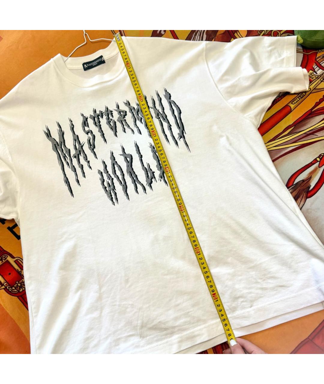 MASTERMIND JAPAN Белая хлопковая футболка, фото 6