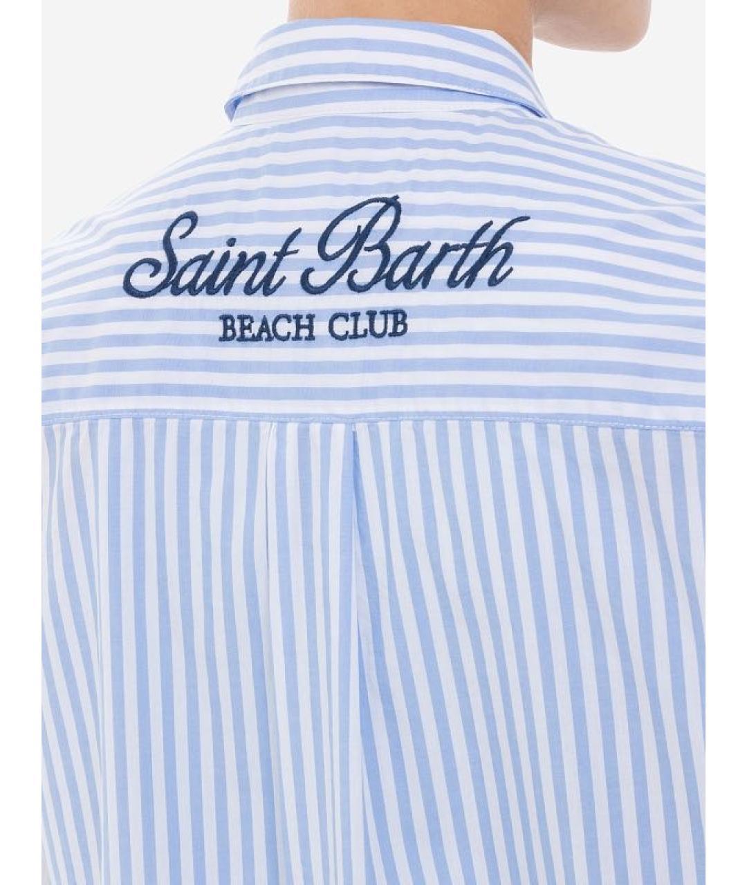 MC2 SAINT BARTH Голубой хлопковый костюм с брюками, фото 4