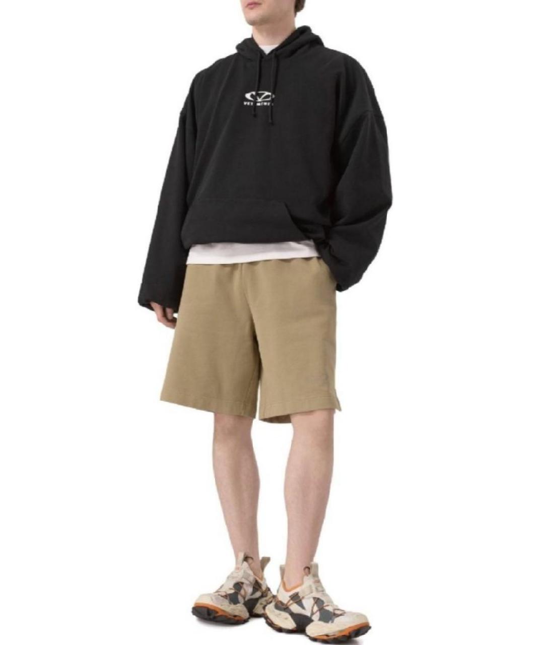 VETEMENTS Бежевые хлопковые шорты, фото 5