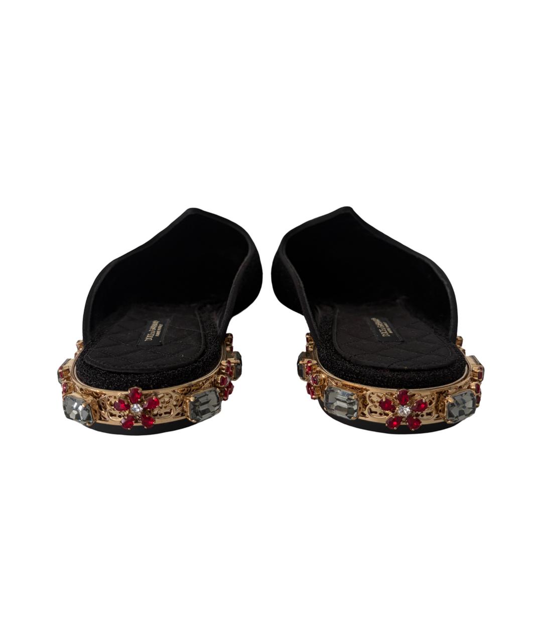 DOLCE&GABBANA Черные мюли, фото 8