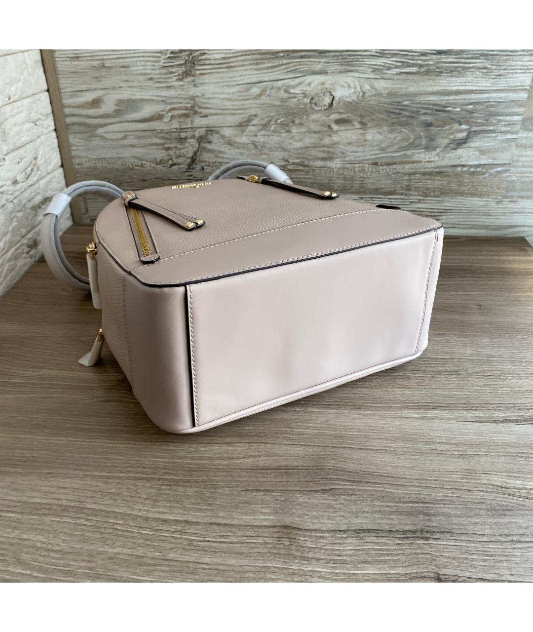 MICHAEL KORS Розовый кожаный рюкзак, фото 7