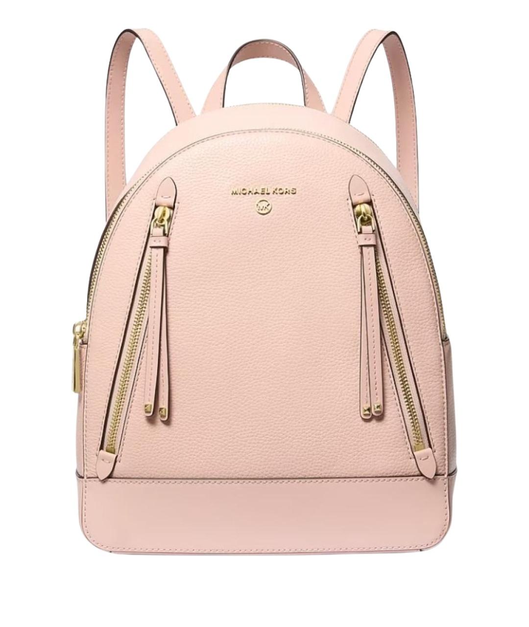 MICHAEL KORS Розовый кожаный рюкзак, фото 1