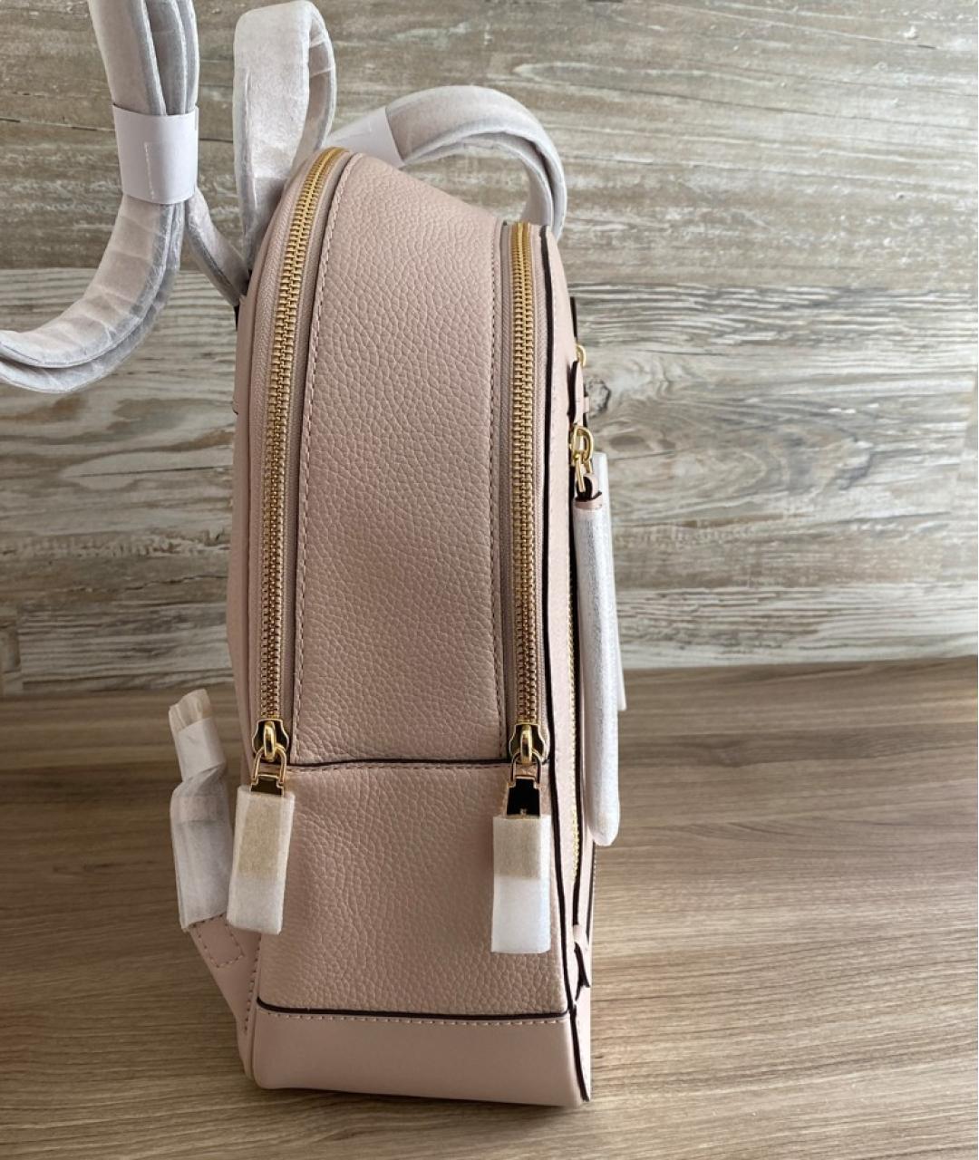 MICHAEL KORS Розовый кожаный рюкзак, фото 6