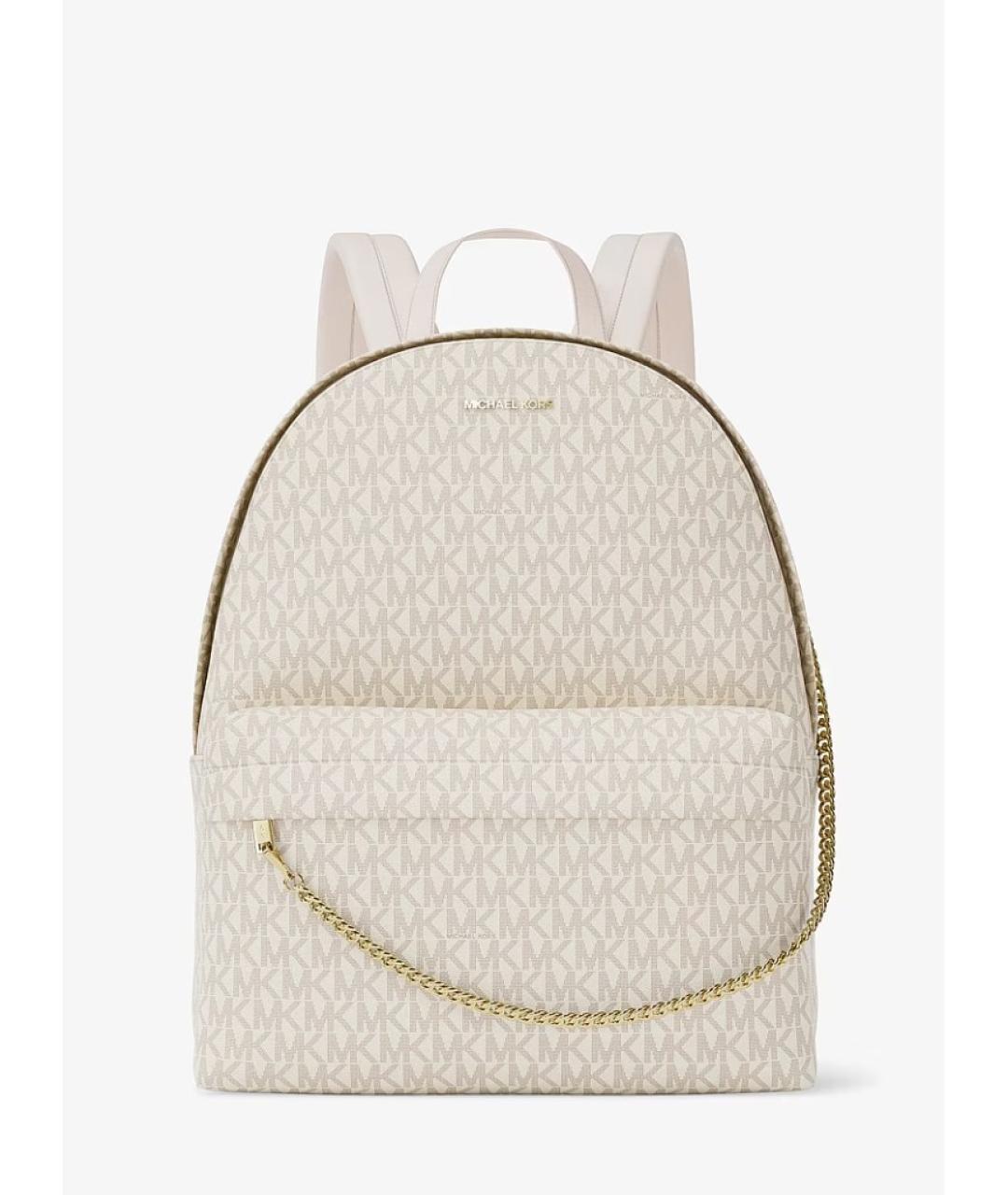 MICHAEL KORS Бежевый рюкзак, фото 10