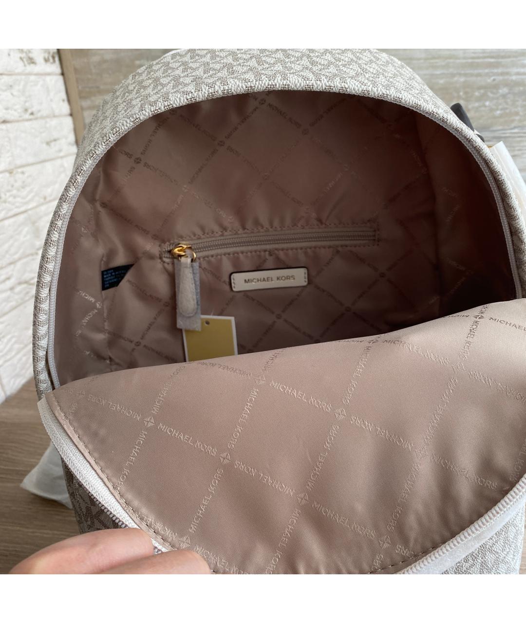 MICHAEL KORS Бежевый рюкзак, фото 6